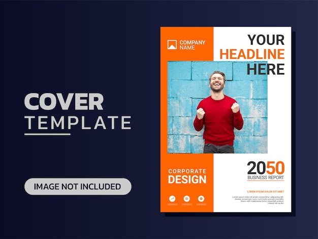 Vector creative corporate book cover design