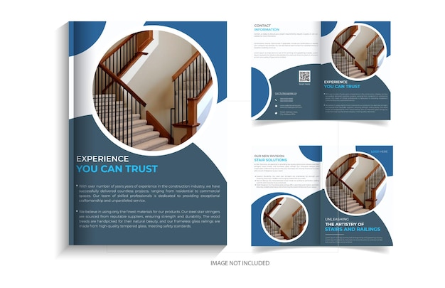 Creative corporate brochure design template