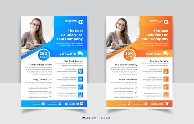 Creative Corporate Business Agency Flyer Templat