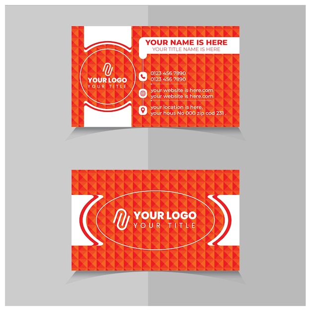 Creative and corporate Business Card Design template