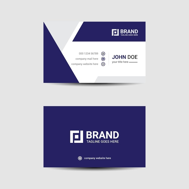 creative corporate business card template design for business