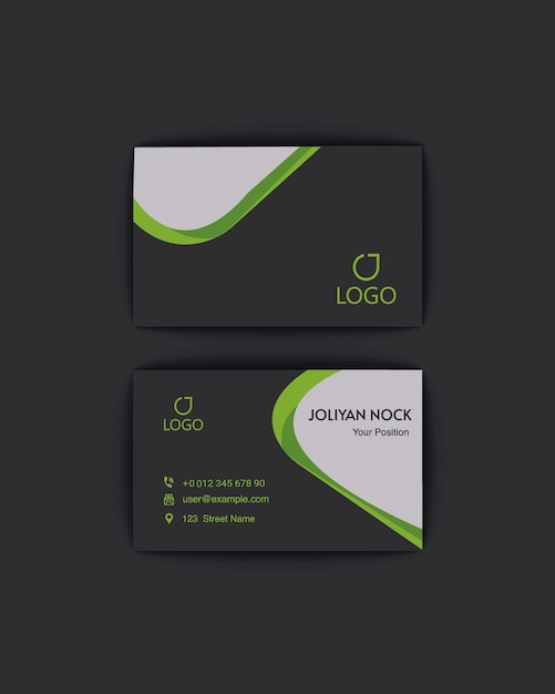 Creative corporate business card template design