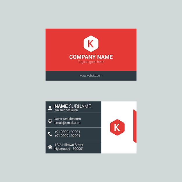 creative corporate business card