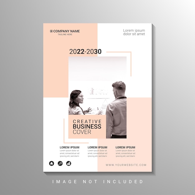 Creative corporate business cover design template