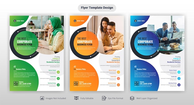 Creative Corporate Business Flyer Brochure Design Template