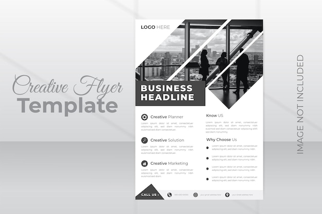 creative corporate business flyer design template