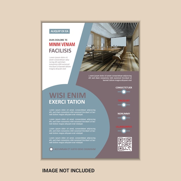 Vector creative corporate business flyer design template