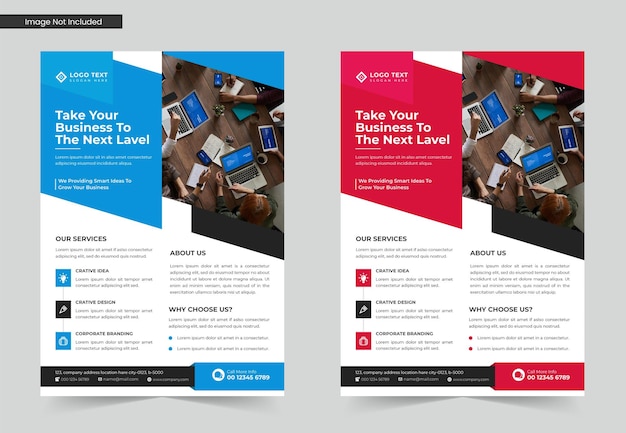 Creative Corporate business flyer template design