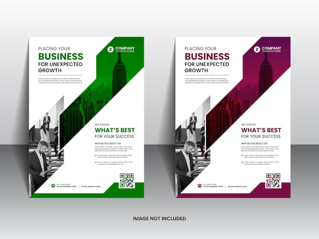 Creative corporate business flyer template design