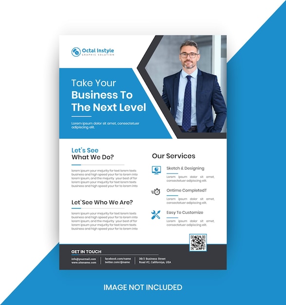 Creative corporate business flyer template