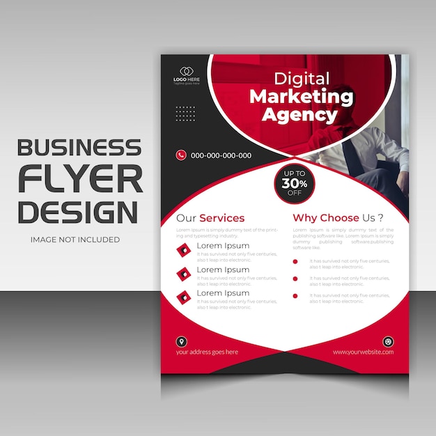 Creative corporate business flyer template