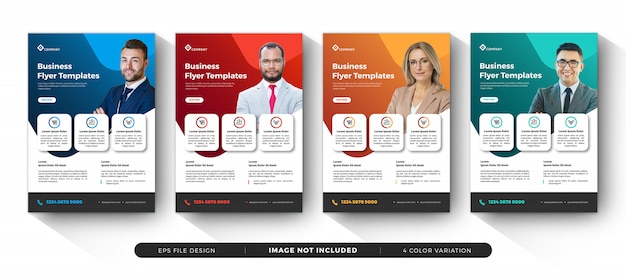 Creative Corporate Business Flyer Templates Variation color