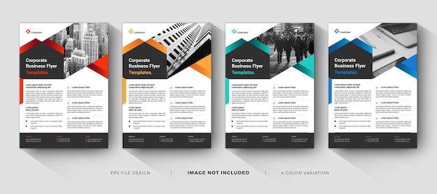 Vector creative corporate business flyer templates