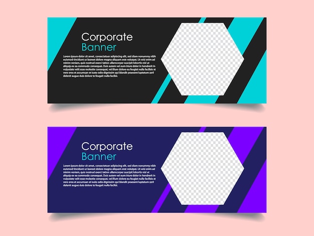 Vettore creative corporate business marketing social media banner post template banner promozionale