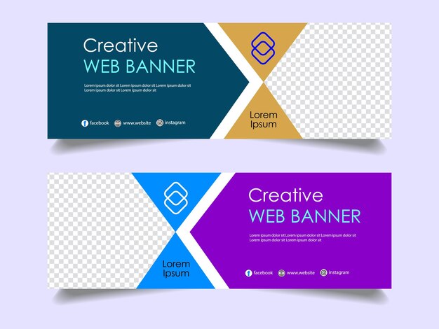 Creative corporate business marketing social media banner post template Promotional banner