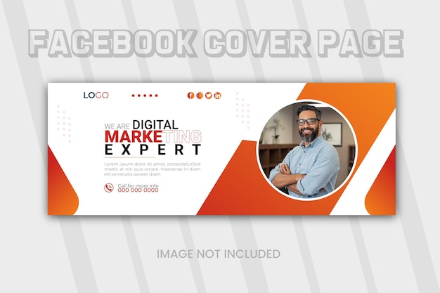 Creative corporate business marketing social media facebook cover design