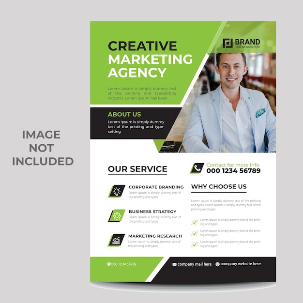 Creative corporate flyer template