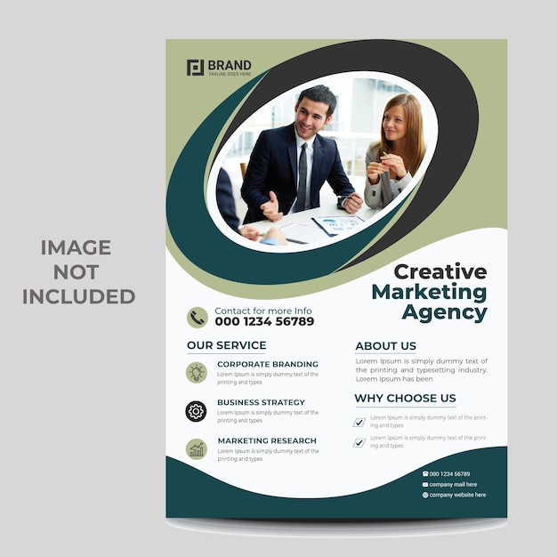 Creative corporate flyer template