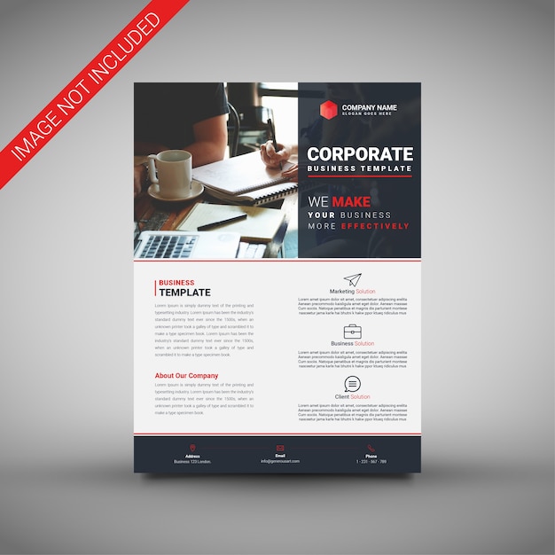 Creative corporate flyer template