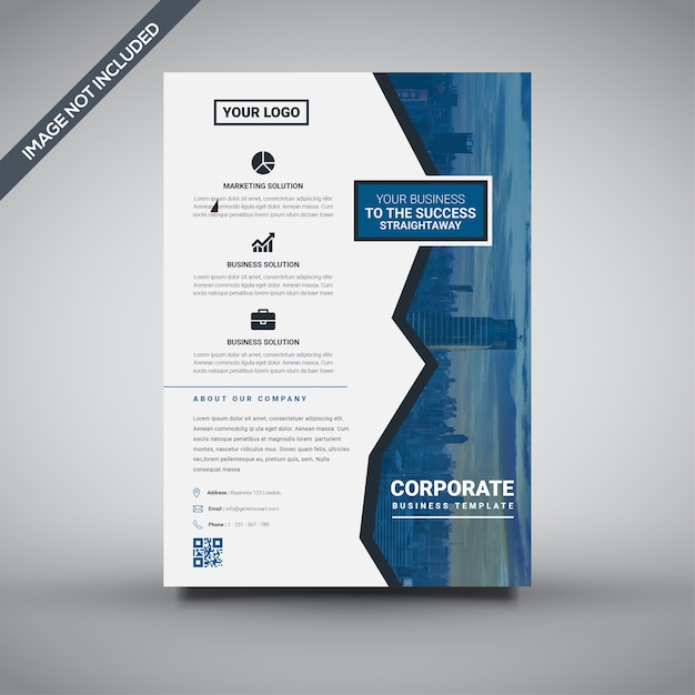 Creative corporate flyer template