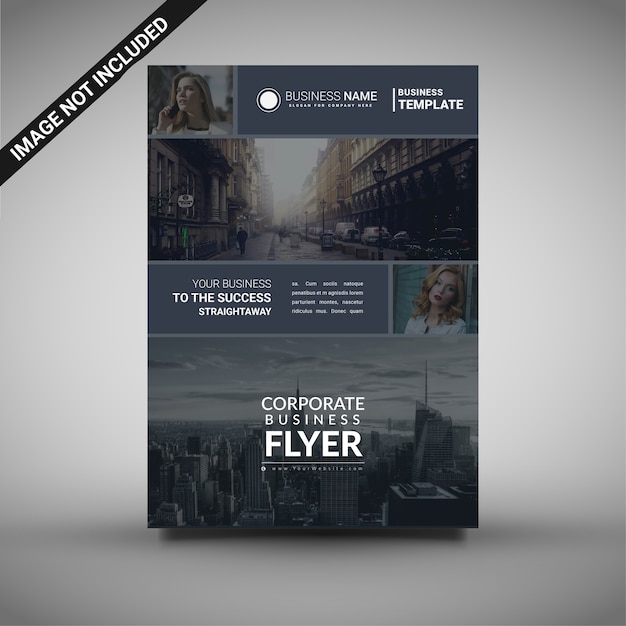 Vector creative corporate flyer template