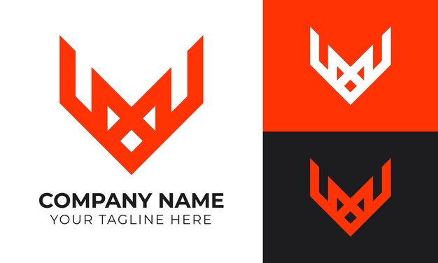 Vector creative corporate modern minimal business logo design template