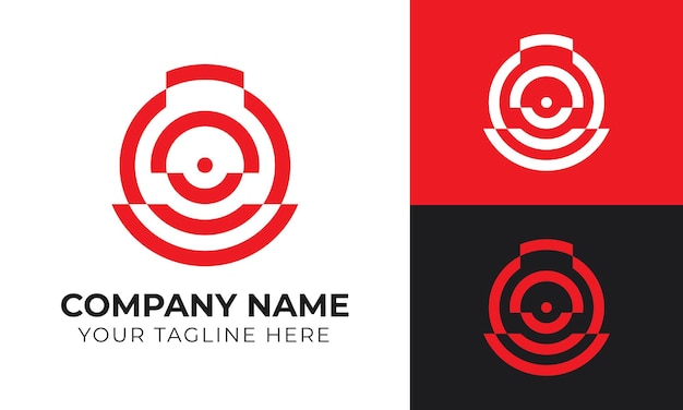 Vector creative corporate modern minimal business logo design template