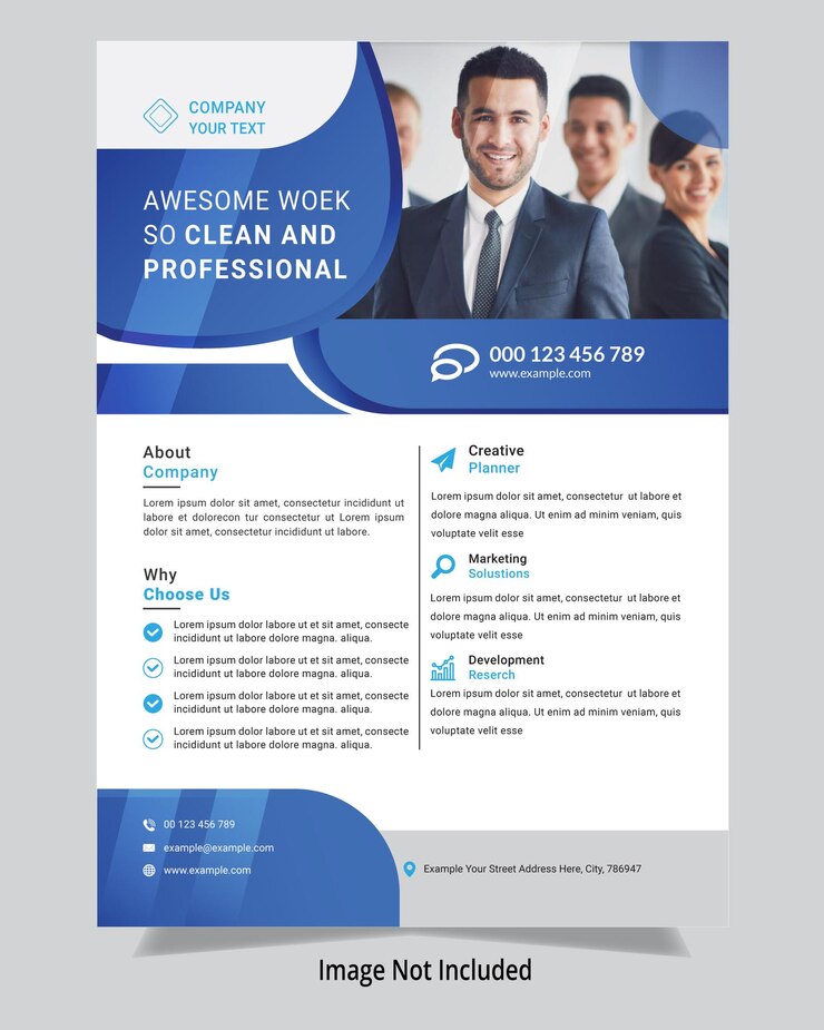 Creative Corporate Professional business flyer template