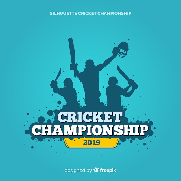 Vector creative cricket championship background