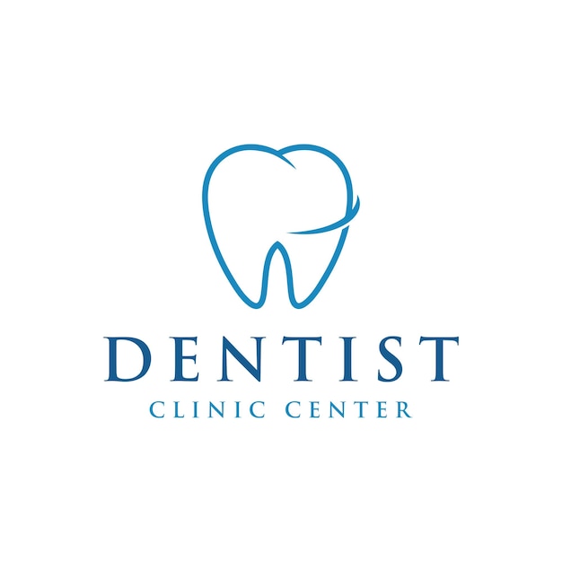 Creative dental abstract logo design Logo voor tandartsen kliniek centra tandheelkundige zorg en het bedrijfsleven