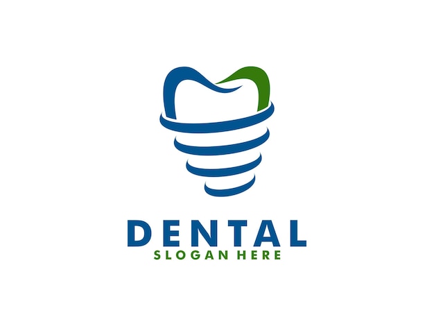 Creative dental logo vector dental clinic logo Abstract dental logo design inspiration