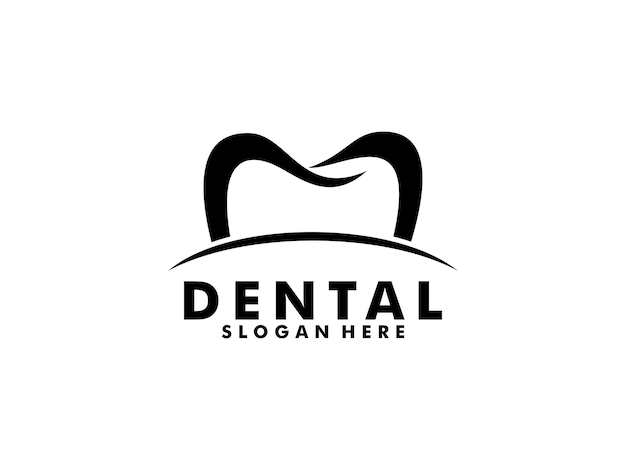 Creative dental logo vector dental clinic logo Abstract dental logo design inspiration