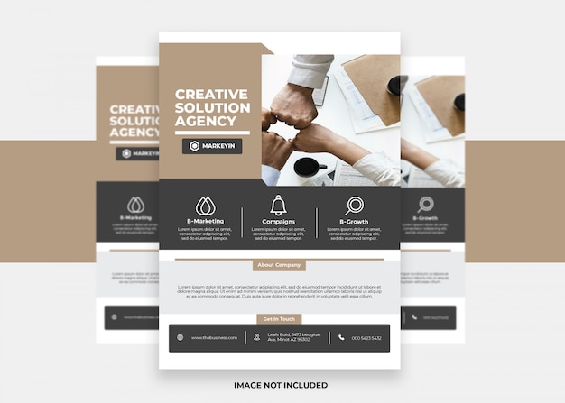 Creative design Business Colorful Modern Presentation Creative Corporate Flyer