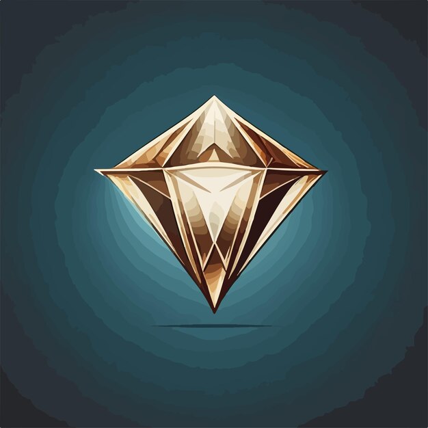 Vector creative diamond logo and icon design template
