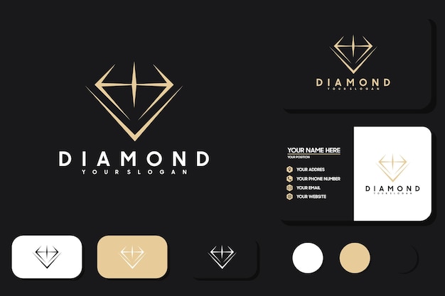 Creative diamond logo reference logo for your business