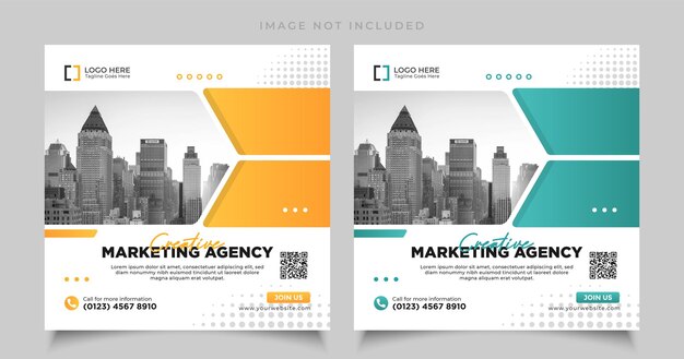 Creative Digital Agency Social Media Post Template