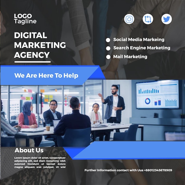 creative digital marketing agency template