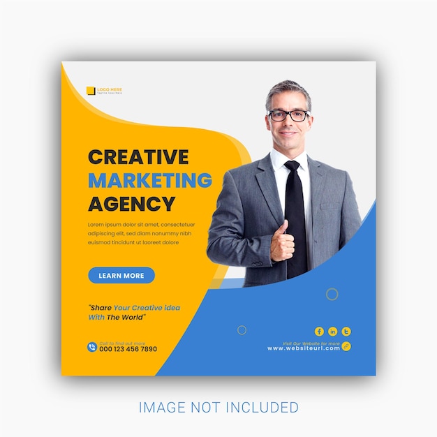 Creative Digital Marketing and Corporate Business Social Media Template Banner