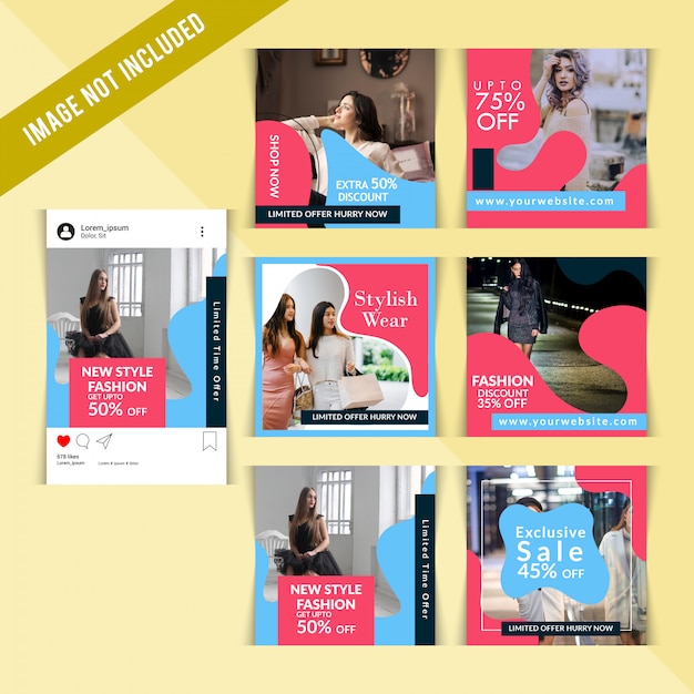 Post instagram di sconto creativo