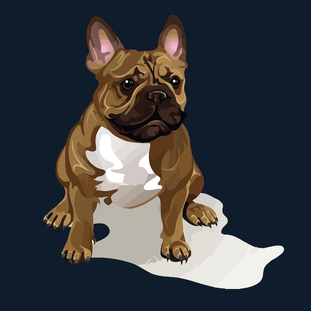 Вектор Креативный дизайн собачьей футболки и собачий векторный дизайн
