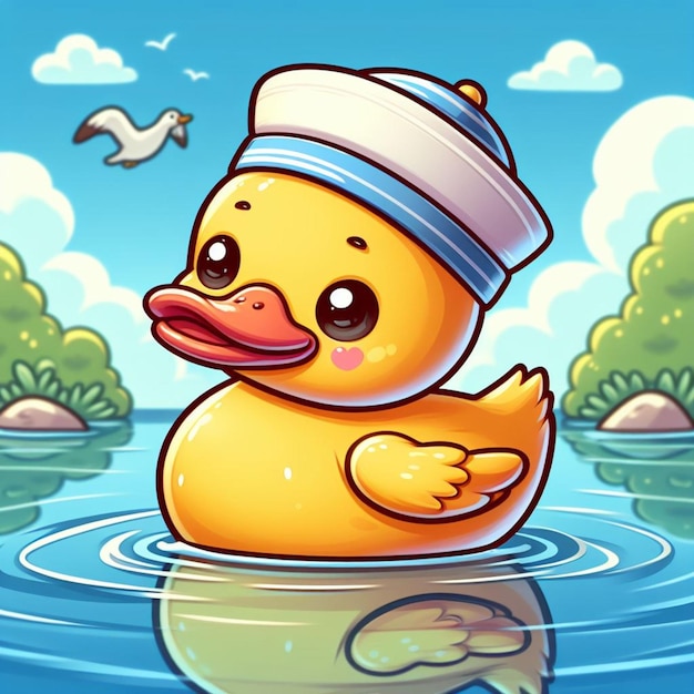 Vector creative duck