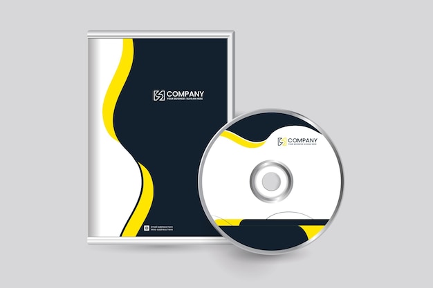 Creative DVD Cover and Label design for corporate business