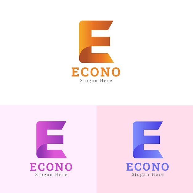 Creative E Letter Logo Design