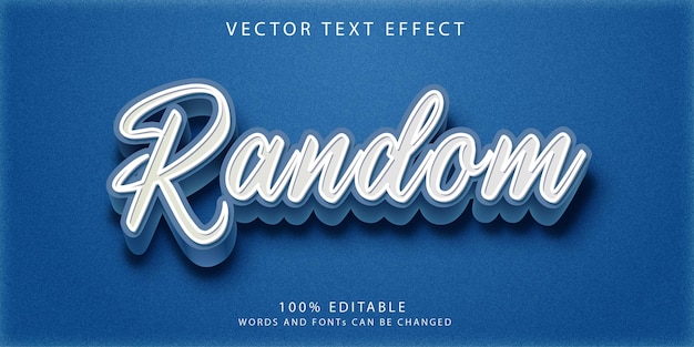 Шаблон стиля творческих редактируемых текстовых эффектов