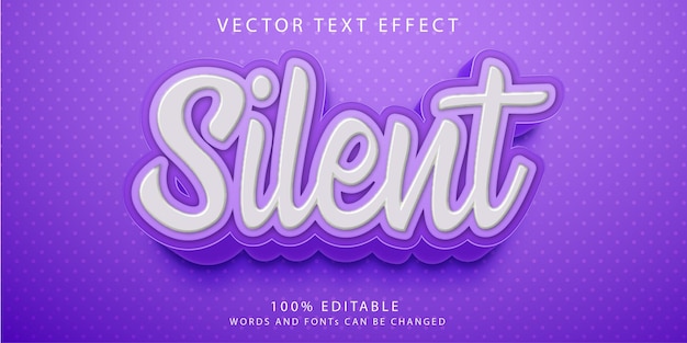 Creative editable text effects style template