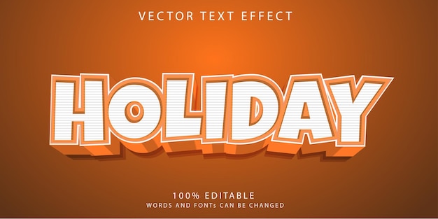 Creative editable text effects style template