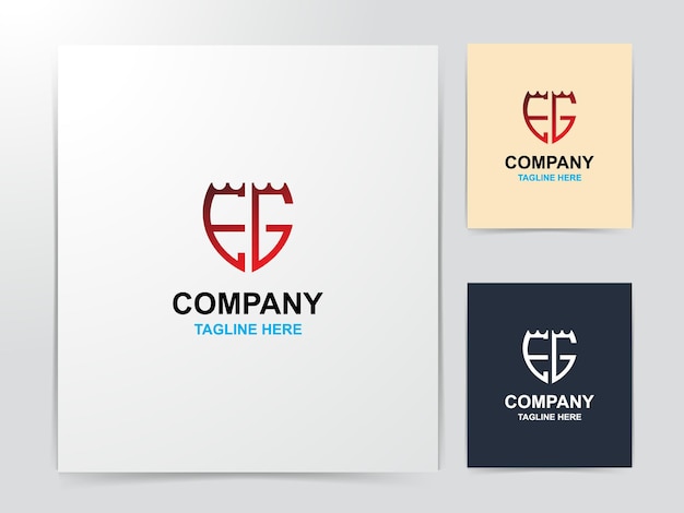 creative eg monogram logo design