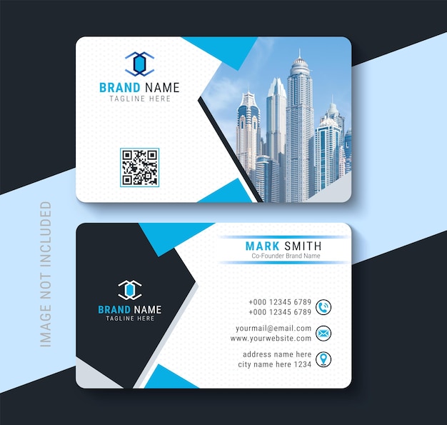 Vector creative and elegant company business card template