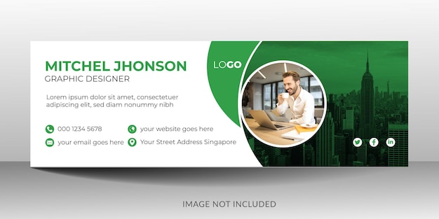 creative email signature design template