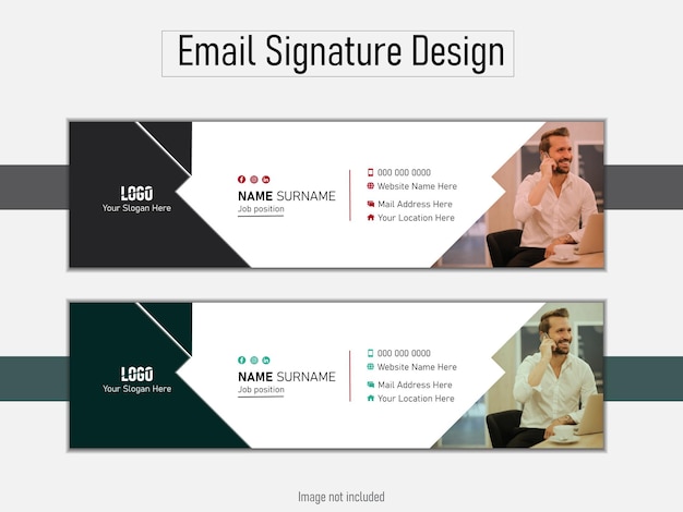Creative Email signature design